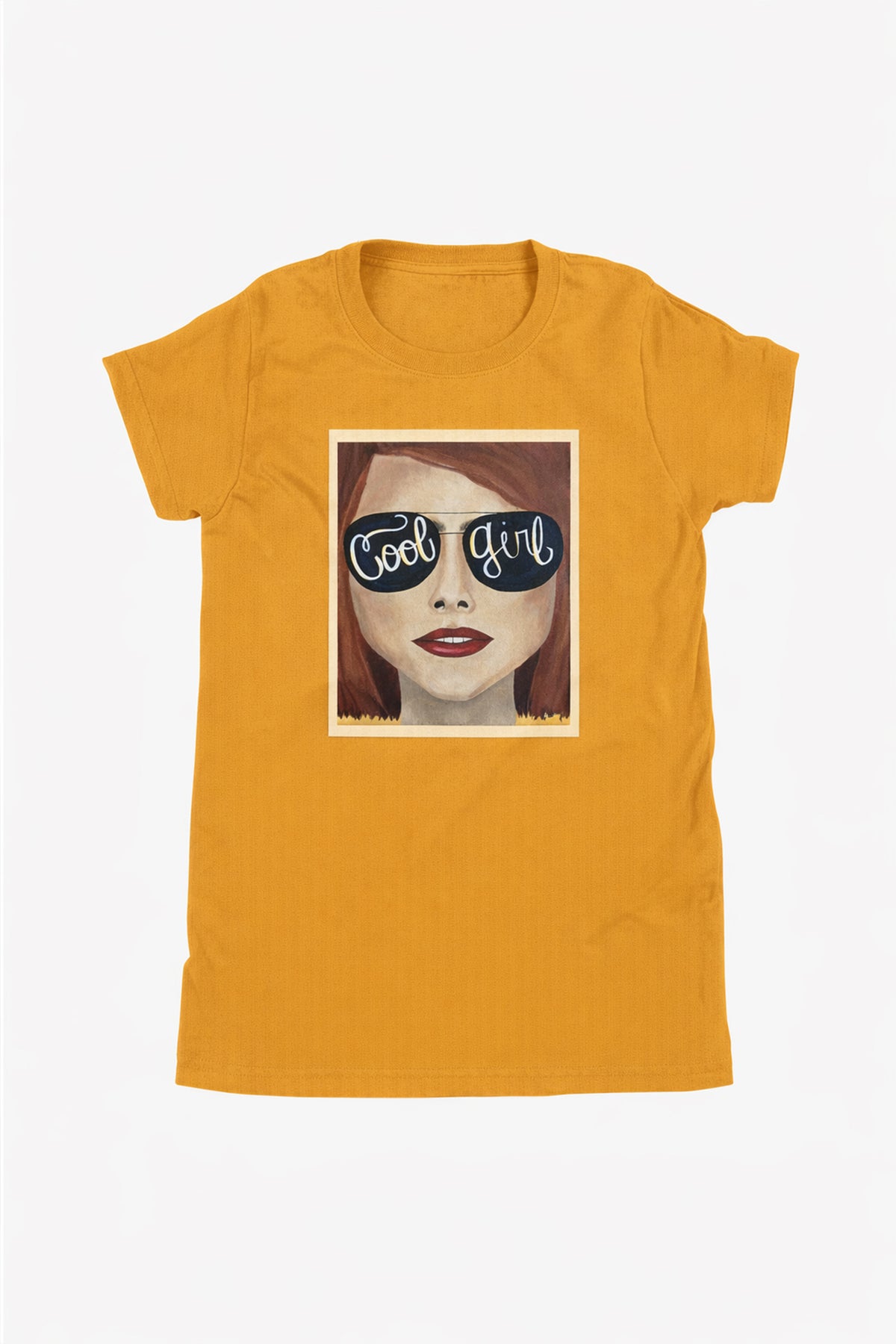 Cool Girl Co. Mini Wearable Art Tee | Youth Edition Matching Graphic T-Shirt