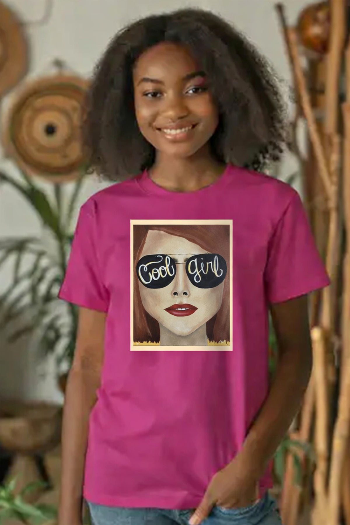 Cool Girl Co. Mini Wearable Art Tee | Youth Edition Matching Graphic T-Shirt