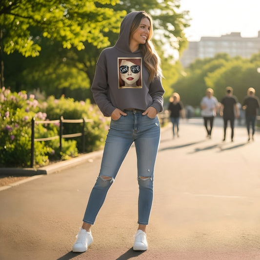 Cool Girl Co. Original Wearable Art Hoodie | Chic Cut Premium Layering Statement