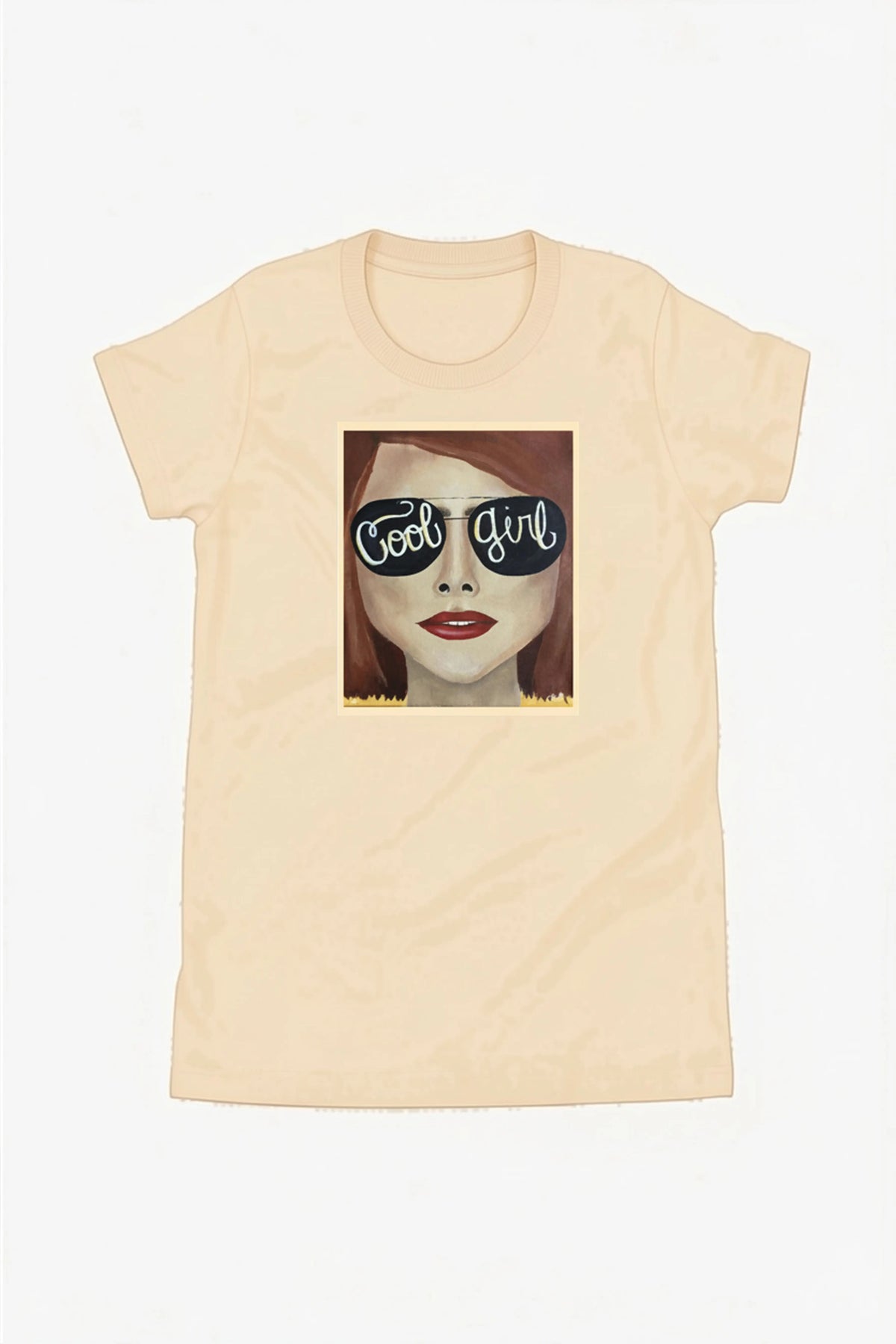 Cool Girl Co. Mini Wearable Art Tee | Youth Edition Matching Graphic T-Shirt