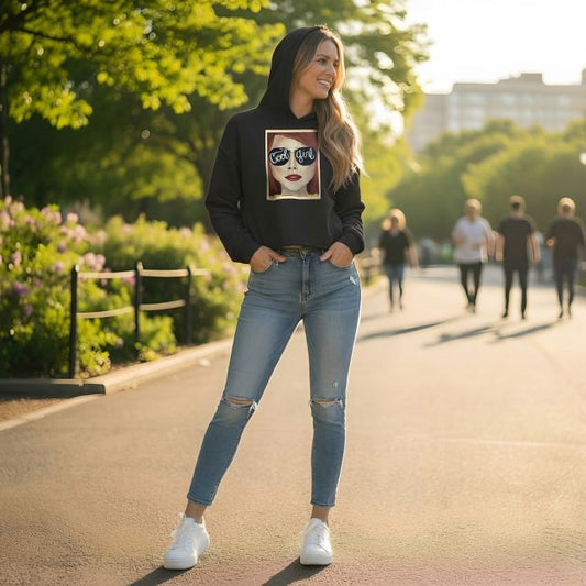Cool Girl Co. Original Wearable Art Hoodie | Chic Cut Premium Layering Statement