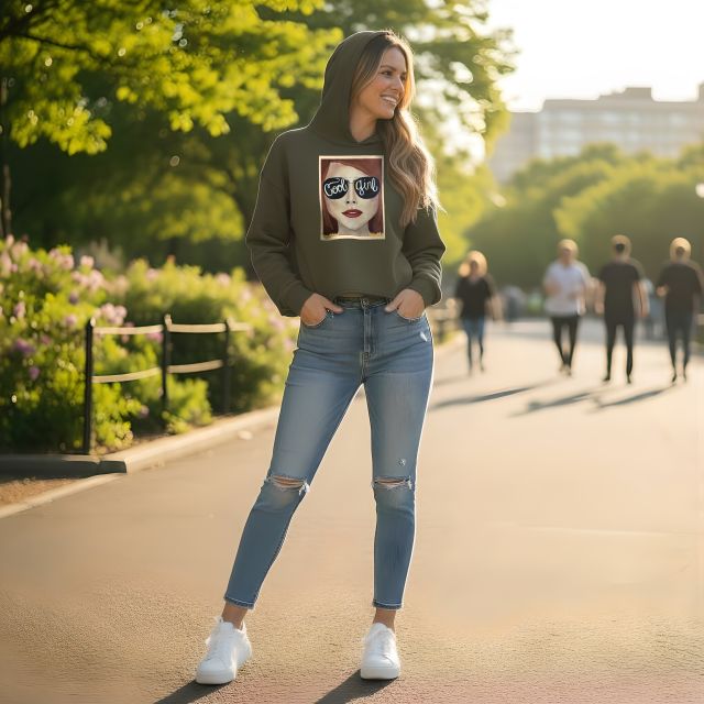 Cool Girl Co. Original Wearable Art Hoodie | Chic Cut Premium Layering Statement