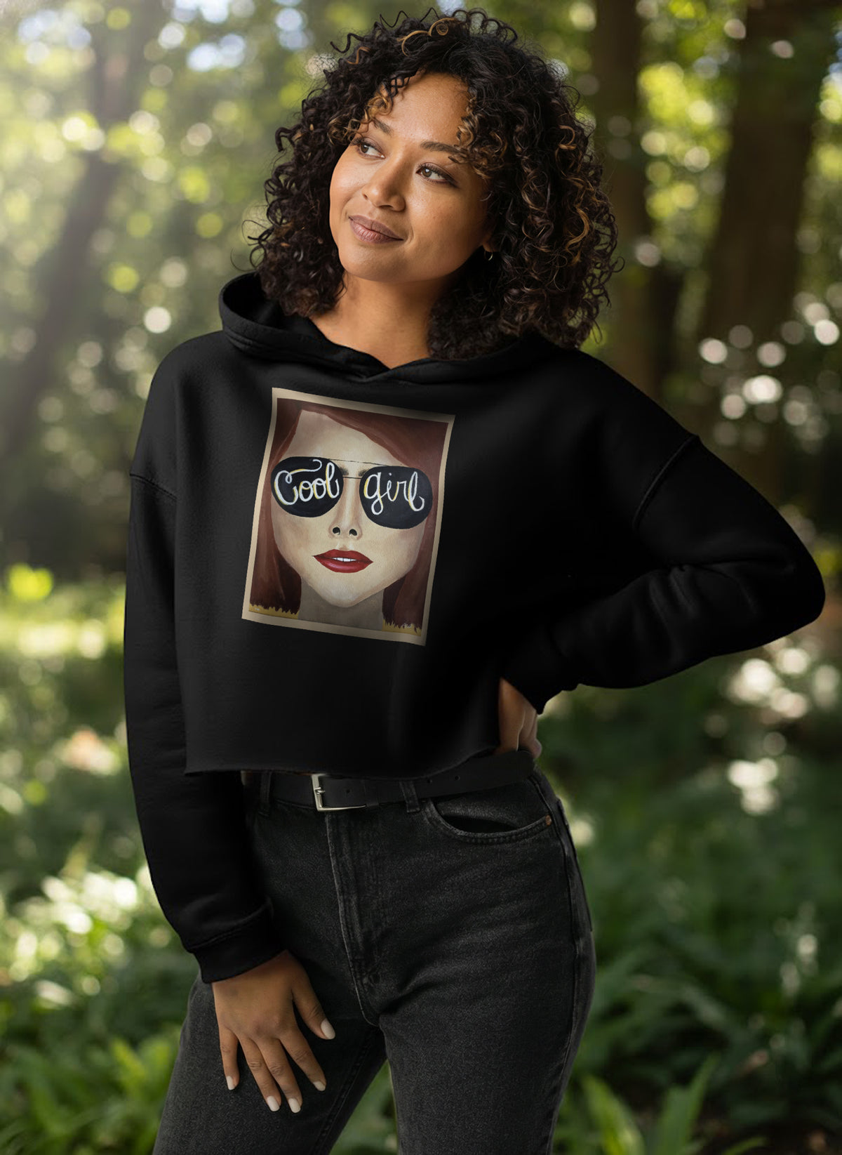 Cool Girl Co. Original Wearable Art Hoodie | Chic Cut Premium Layering Statement
