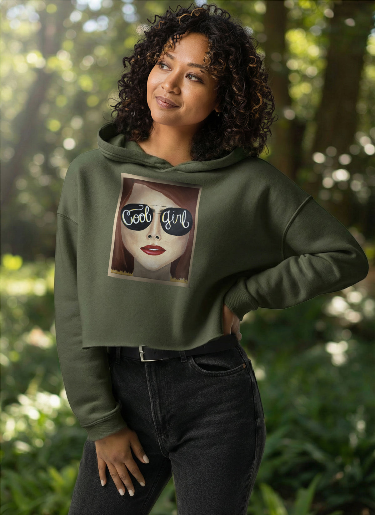 Cool Girl Co. Original Wearable Art Hoodie | Chic Cut Premium Layering Statement